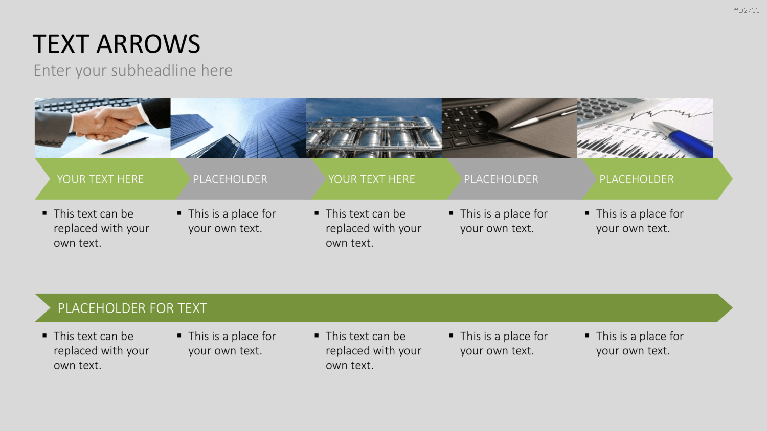 Pfeile - Toolbox 2D PowerPoint-Vorlage