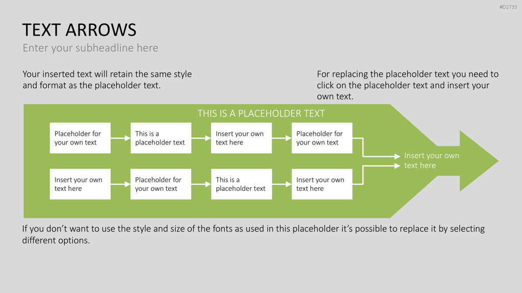 Pfeile - Toolbox 2D PowerPoint-Vorlage