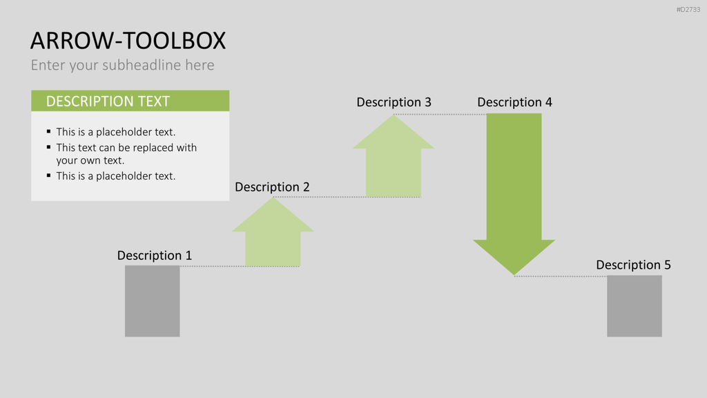 Pfeile - Toolbox 2D PowerPoint-Vorlage