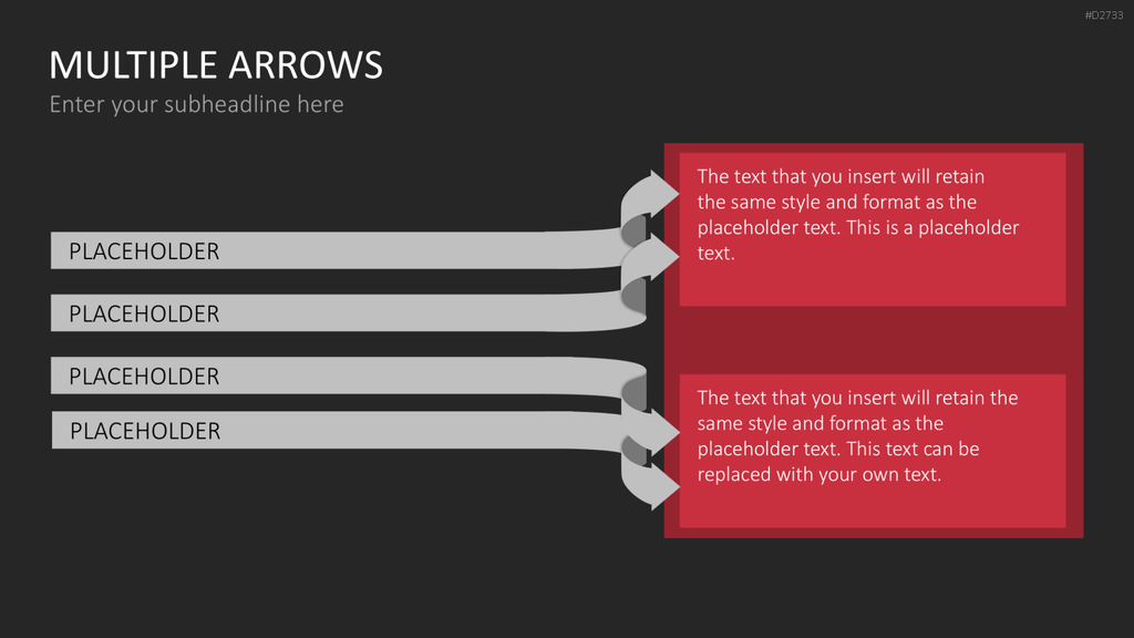 Pfeile - Toolbox 2D PowerPoint-Vorlage