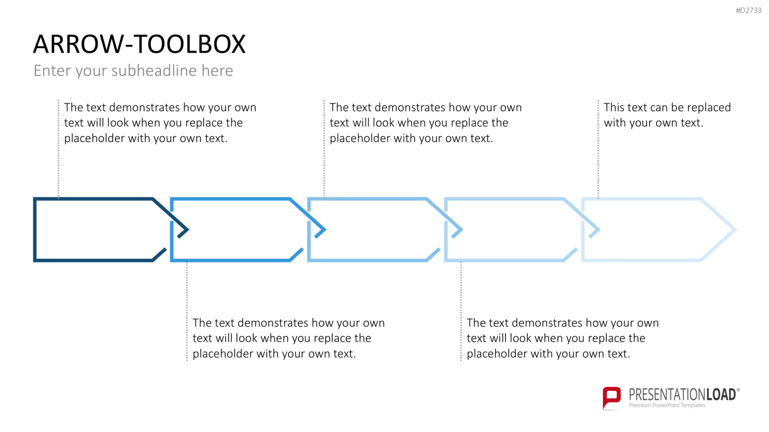 Pfeile - Toolbox 2D PowerPoint-Vorlage