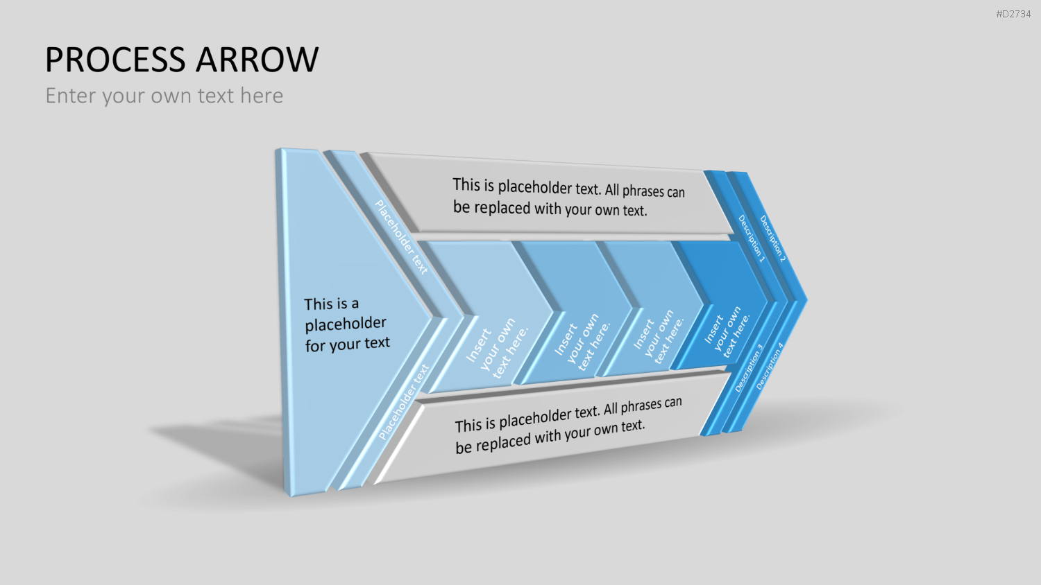 Pfeile - Toolbox 3D PowerPoint-Vorlage