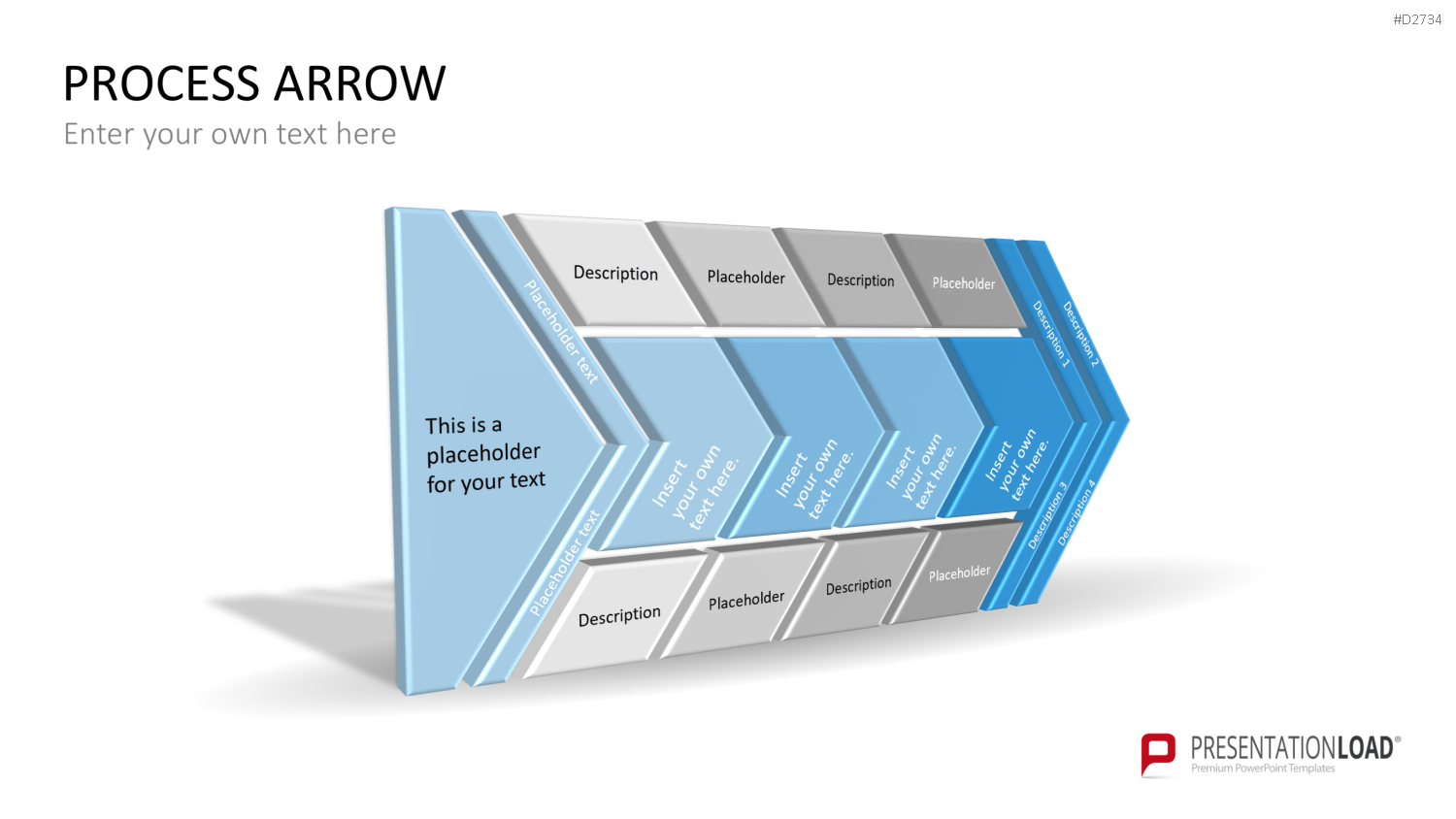 Pfeile - Toolbox 3D PowerPoint-Vorlage