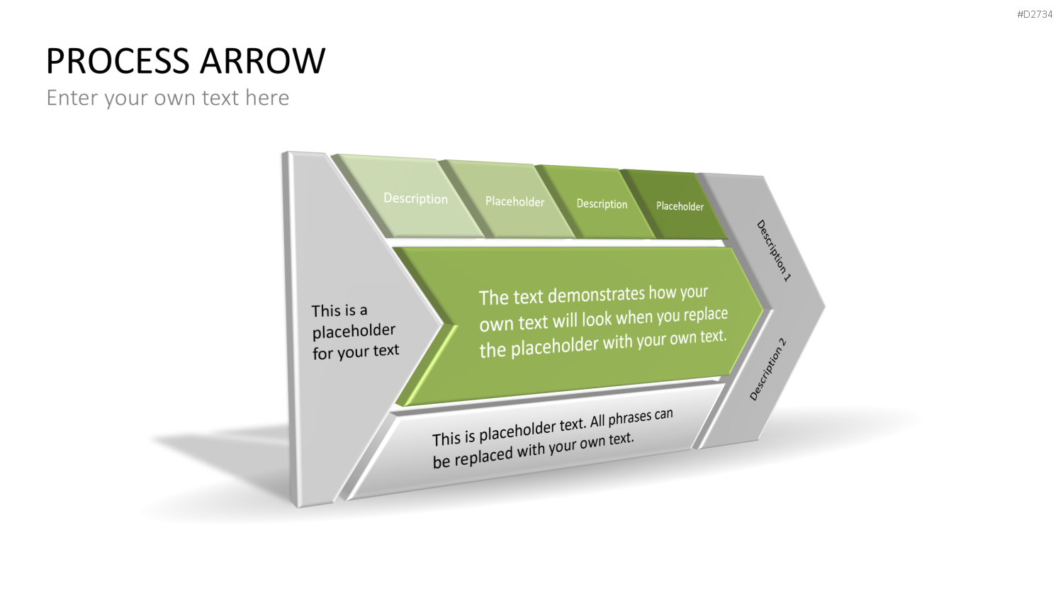 Pfeile - Toolbox 3D PowerPoint-Vorlage