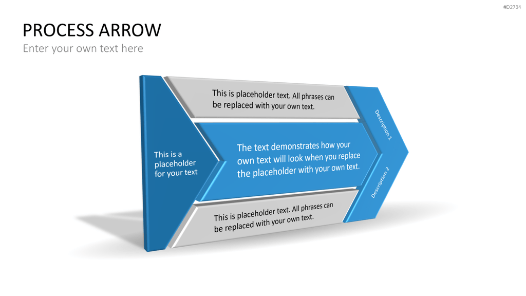 Pfeile - Toolbox 3D PowerPoint-Vorlage