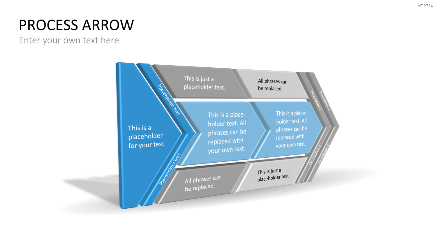 Pfeile - Toolbox 3D PowerPoint-Vorlage