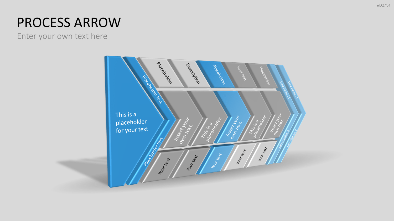 Pfeile - Toolbox 3D PowerPoint-Vorlage