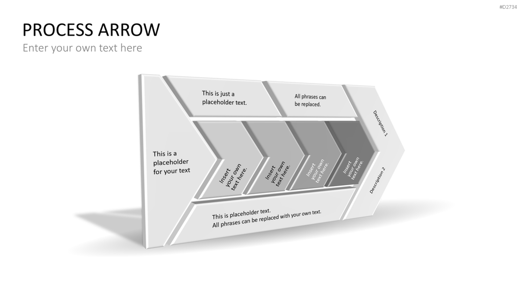 Pfeile - Toolbox 3D PowerPoint-Vorlage