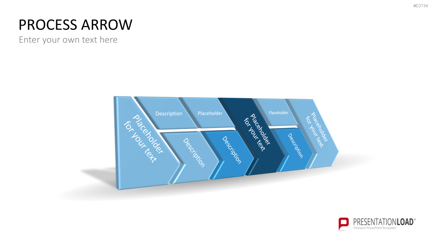 Pfeile - Toolbox 3D PowerPoint-Vorlage