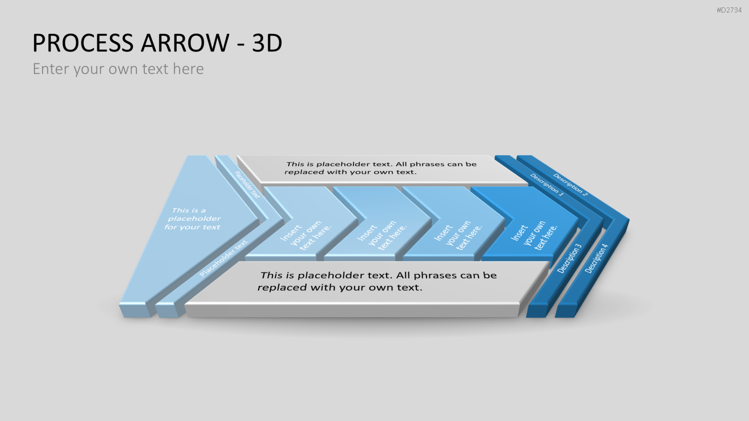 Pfeile - Toolbox 3D PowerPoint-Vorlage
