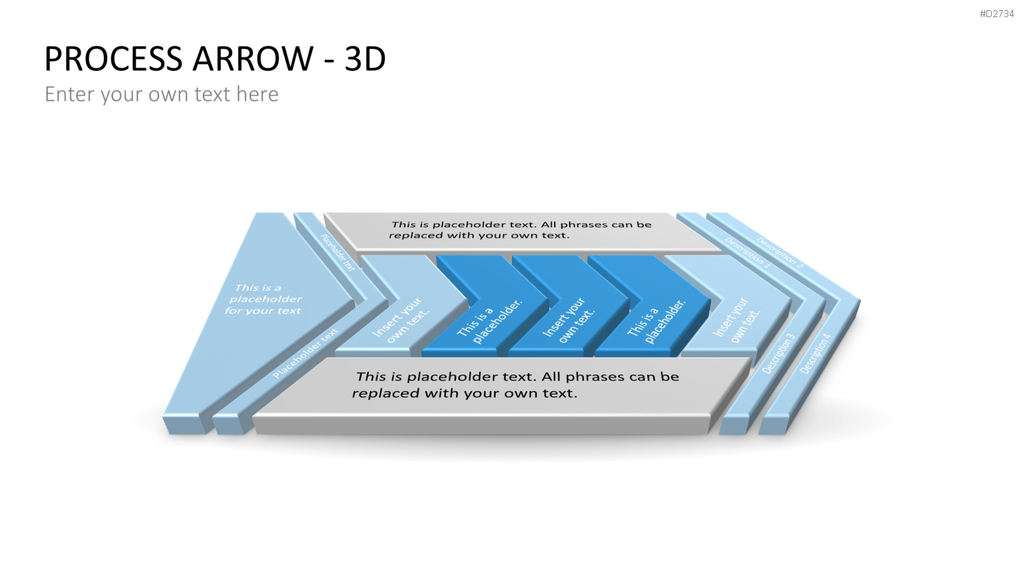 Pfeile - Toolbox 3D PowerPoint-Vorlage