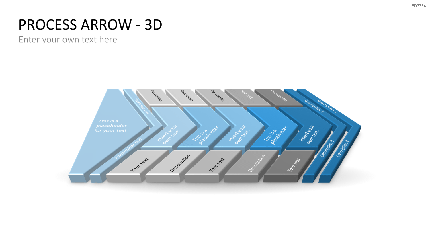 Pfeile - Toolbox 3D PowerPoint-Vorlage