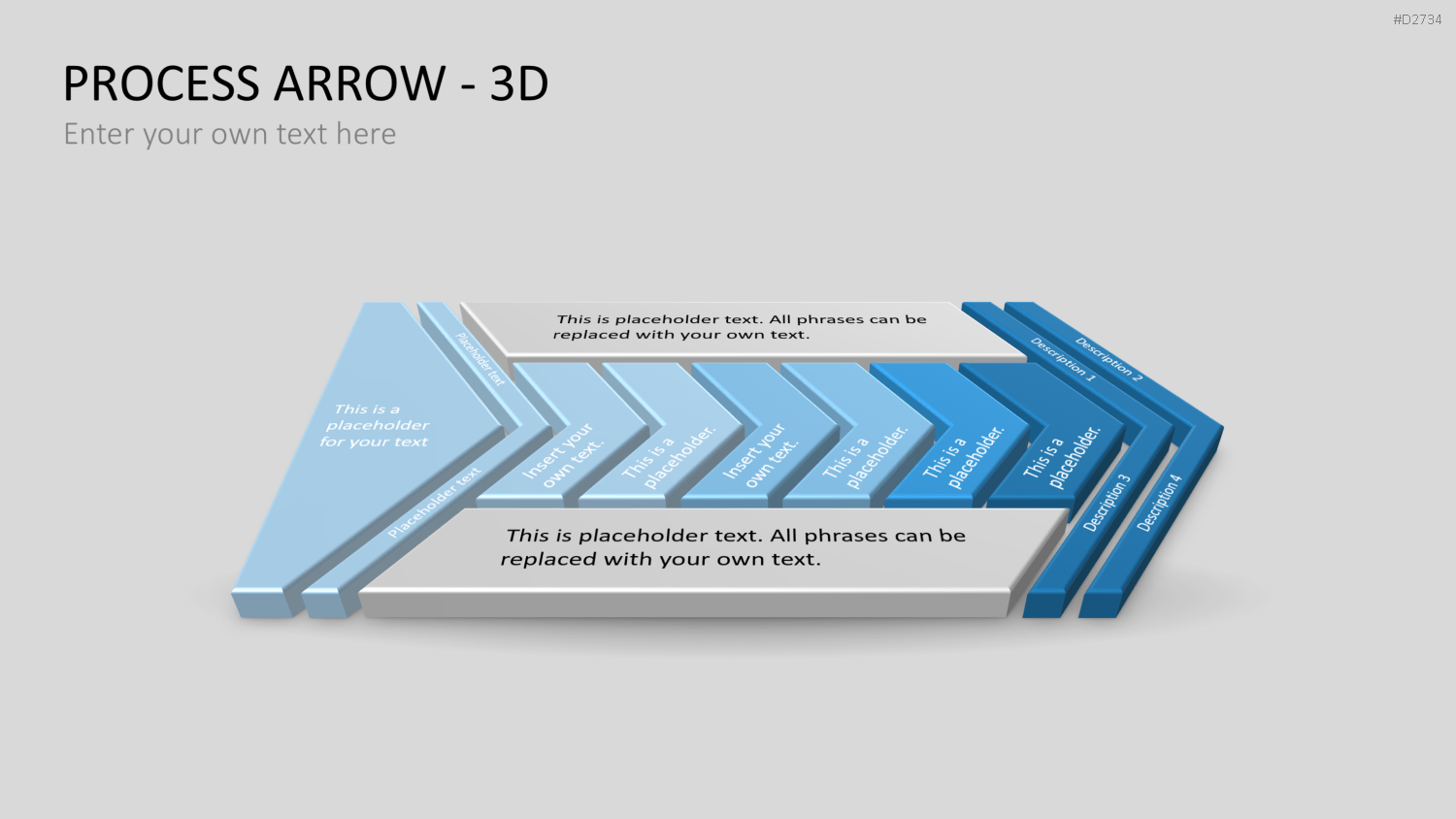 Pfeile - Toolbox 3D PowerPoint-Vorlage