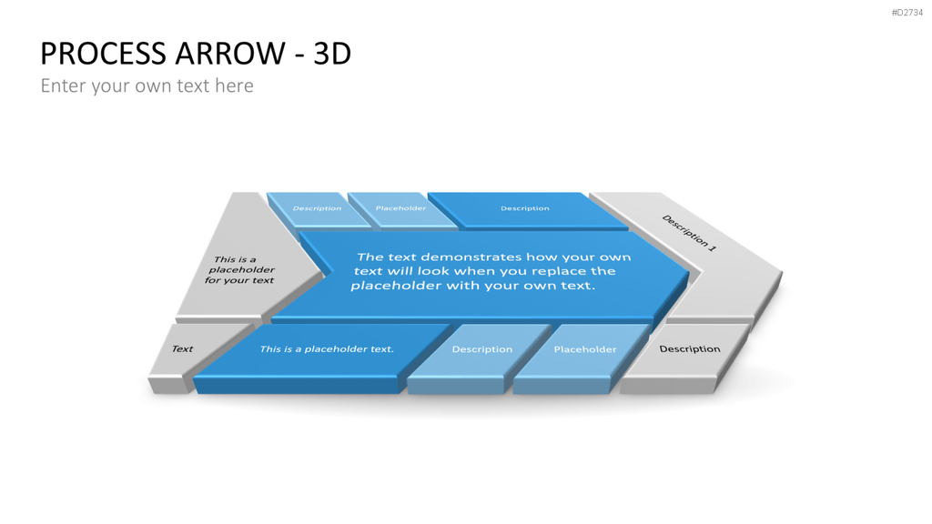 Pfeile - Toolbox 3D PowerPoint-Vorlage