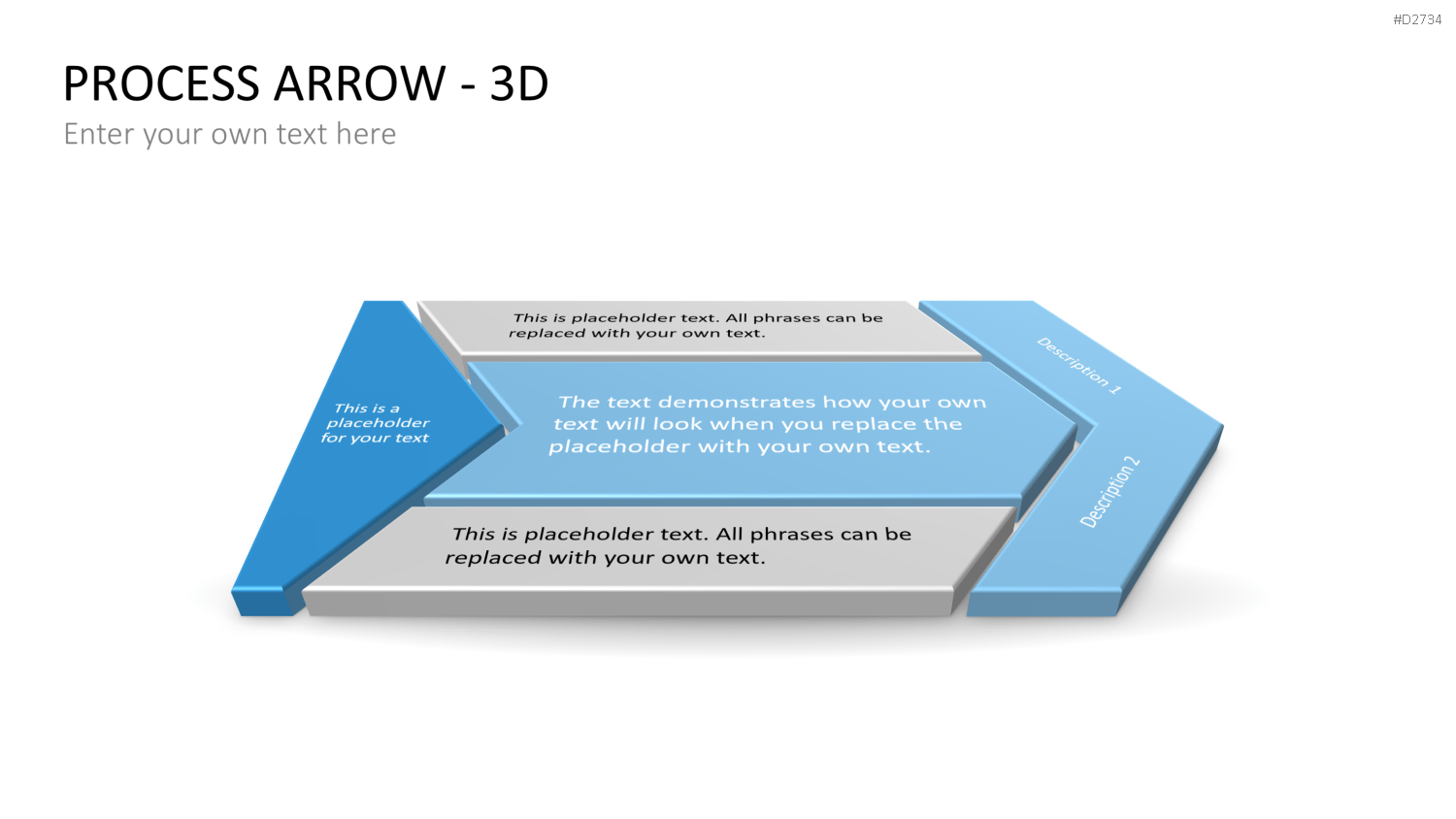 Pfeile - Toolbox 3D PowerPoint-Vorlage