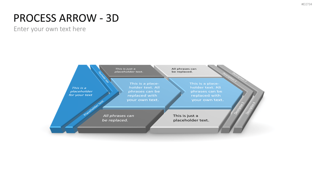 Pfeile - Toolbox 3D PowerPoint-Vorlage