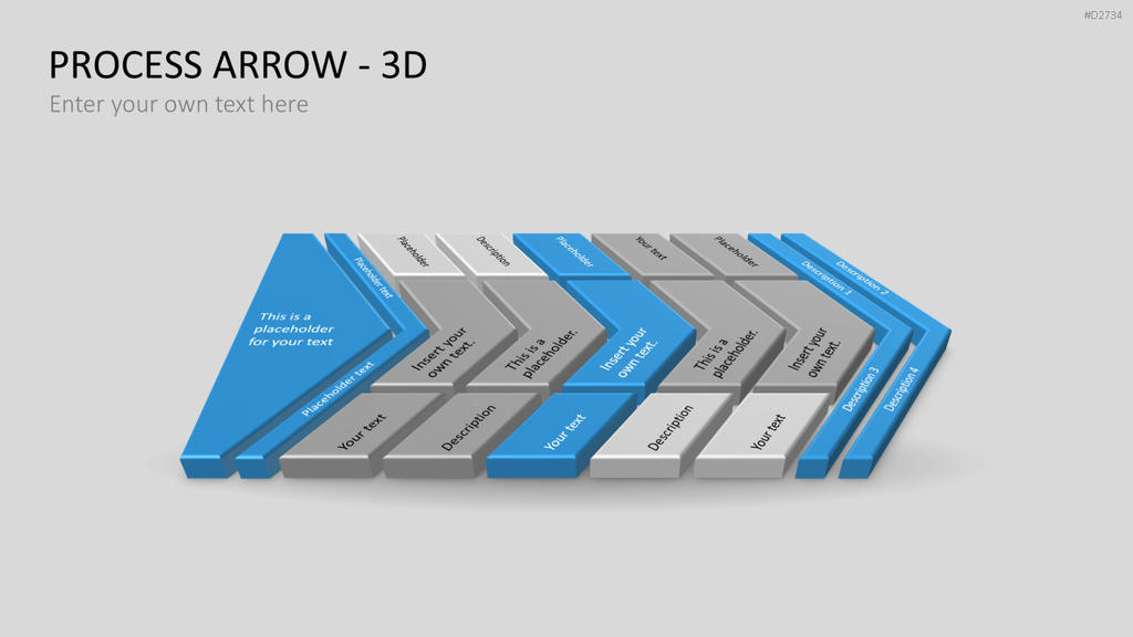 Pfeile - Toolbox 3D PowerPoint-Vorlage