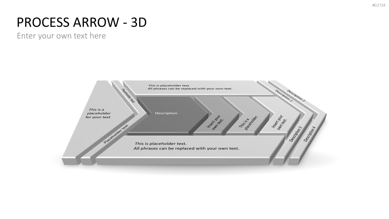Pfeile - Toolbox 3D PowerPoint-Vorlage