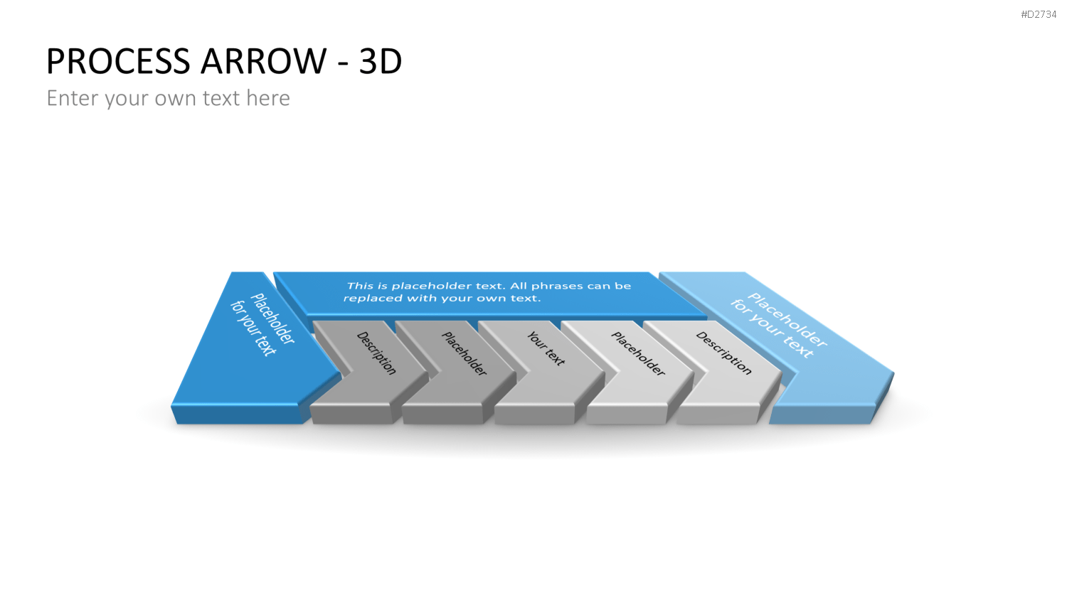 Pfeile - Toolbox 3D PowerPoint-Vorlage