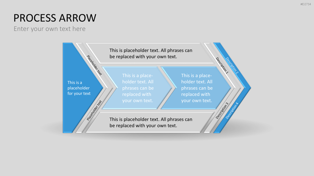 Pfeile - Toolbox 3D PowerPoint-Vorlage