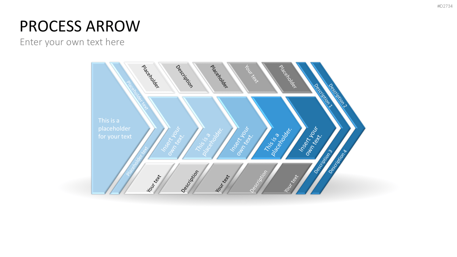 Pfeile - Toolbox 3D PowerPoint-Vorlage