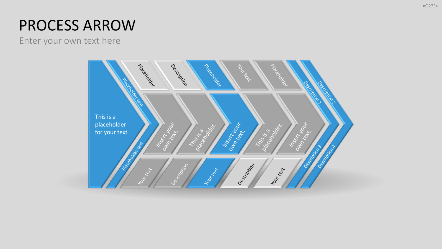 Pfeile - Toolbox 3D PowerPoint-Vorlage