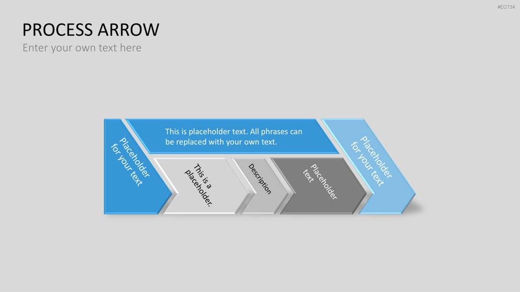 Pfeile - Toolbox 3D PowerPoint-Vorlage