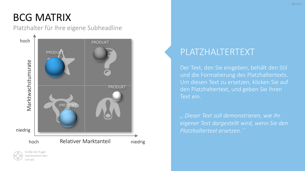 BCG-Matrix PowerPoint-Vorlage