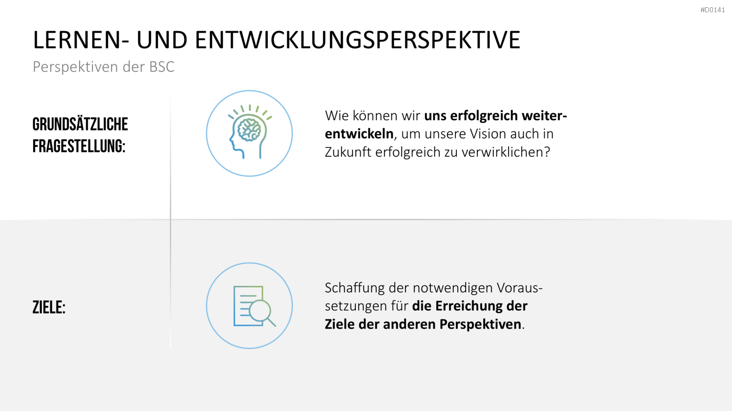 Balanced-Scorecard (BSC) Vorlage