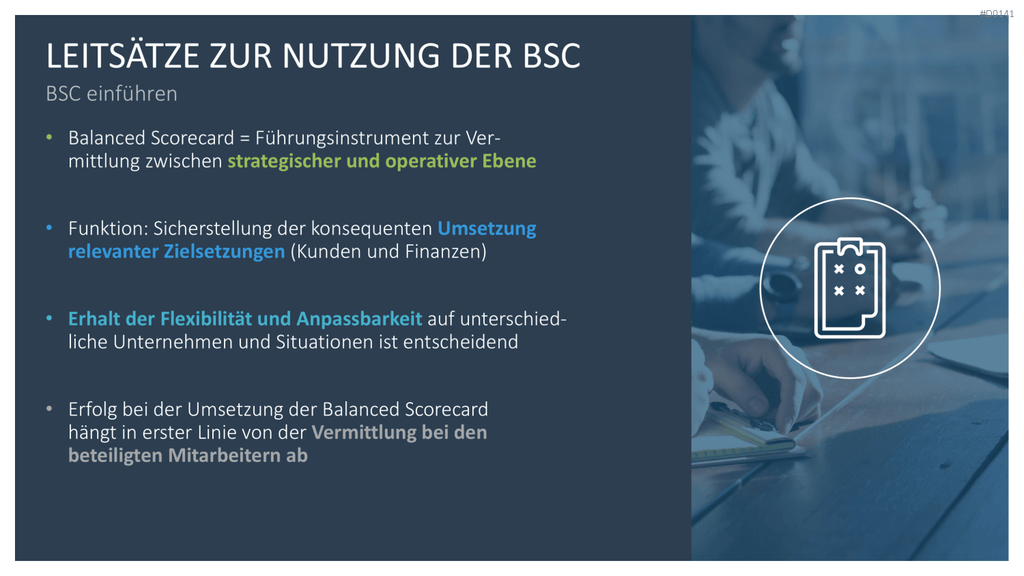Balanced-Scorecard (BSC) Vorlage