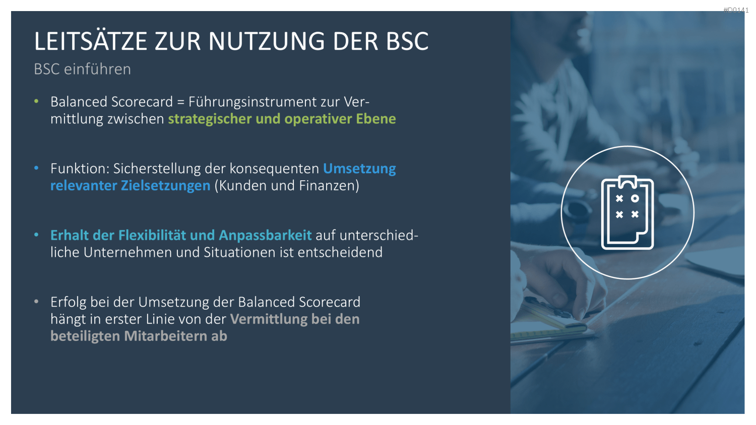 Balanced-Scorecard (BSC) Vorlage