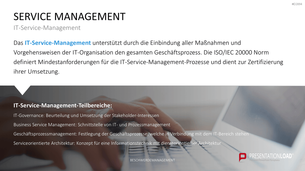Beschwerdemanagement PowerPoint-Vorlage