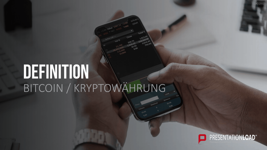 Bitcoin / Kryptowährung PowerPoint-Vorlage