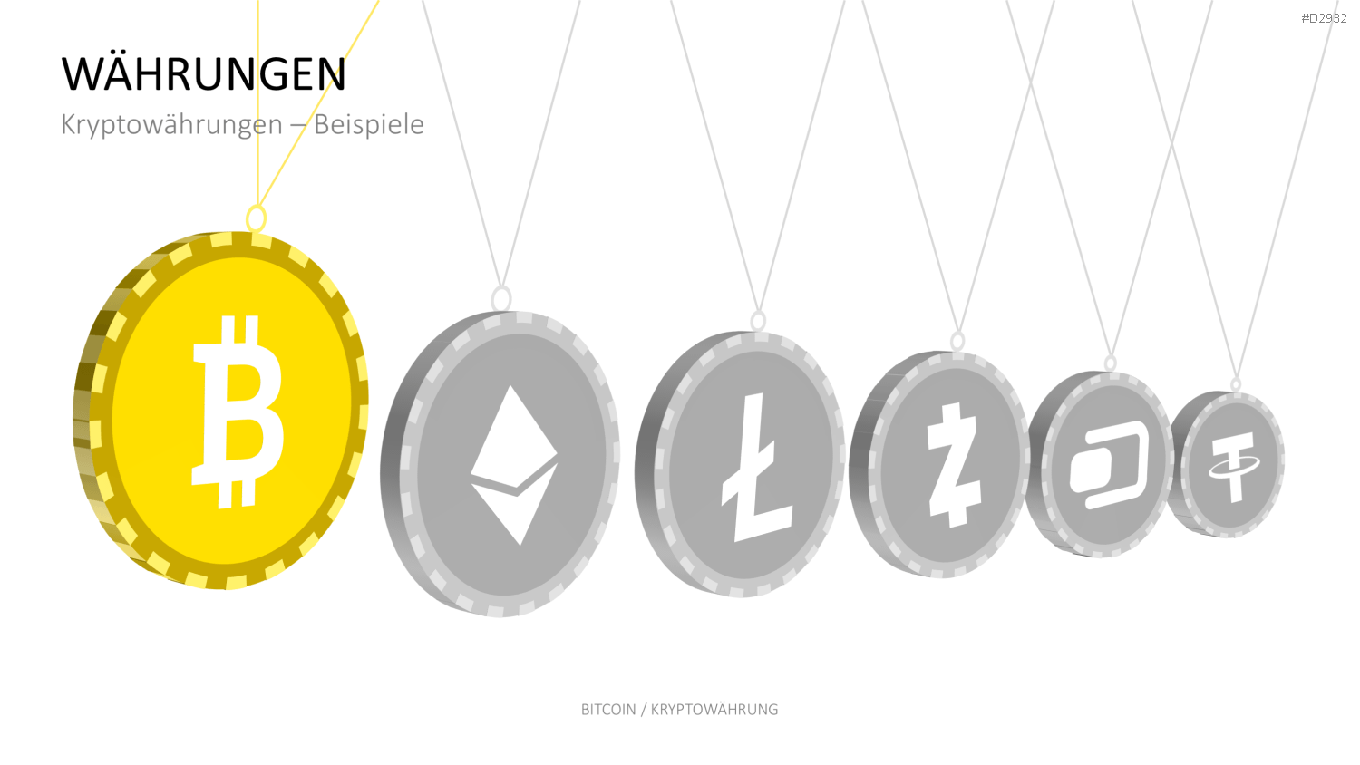Bitcoin / Kryptowährung PowerPoint-Vorlage