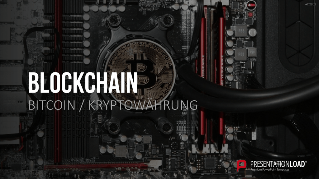 Bitcoin / Kryptowährung PowerPoint-Vorlage