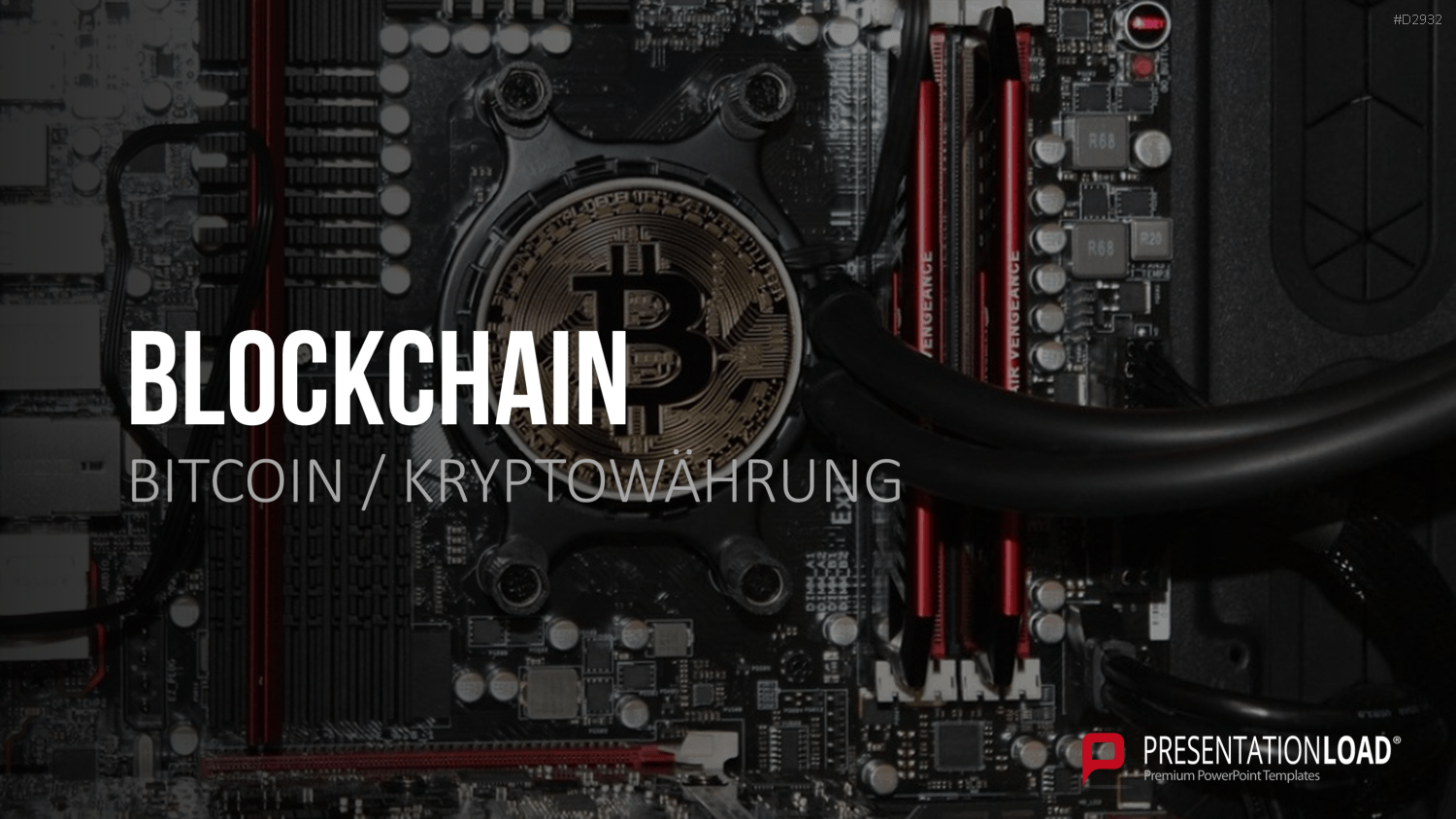 Bitcoin / Kryptowährung PowerPoint-Vorlage