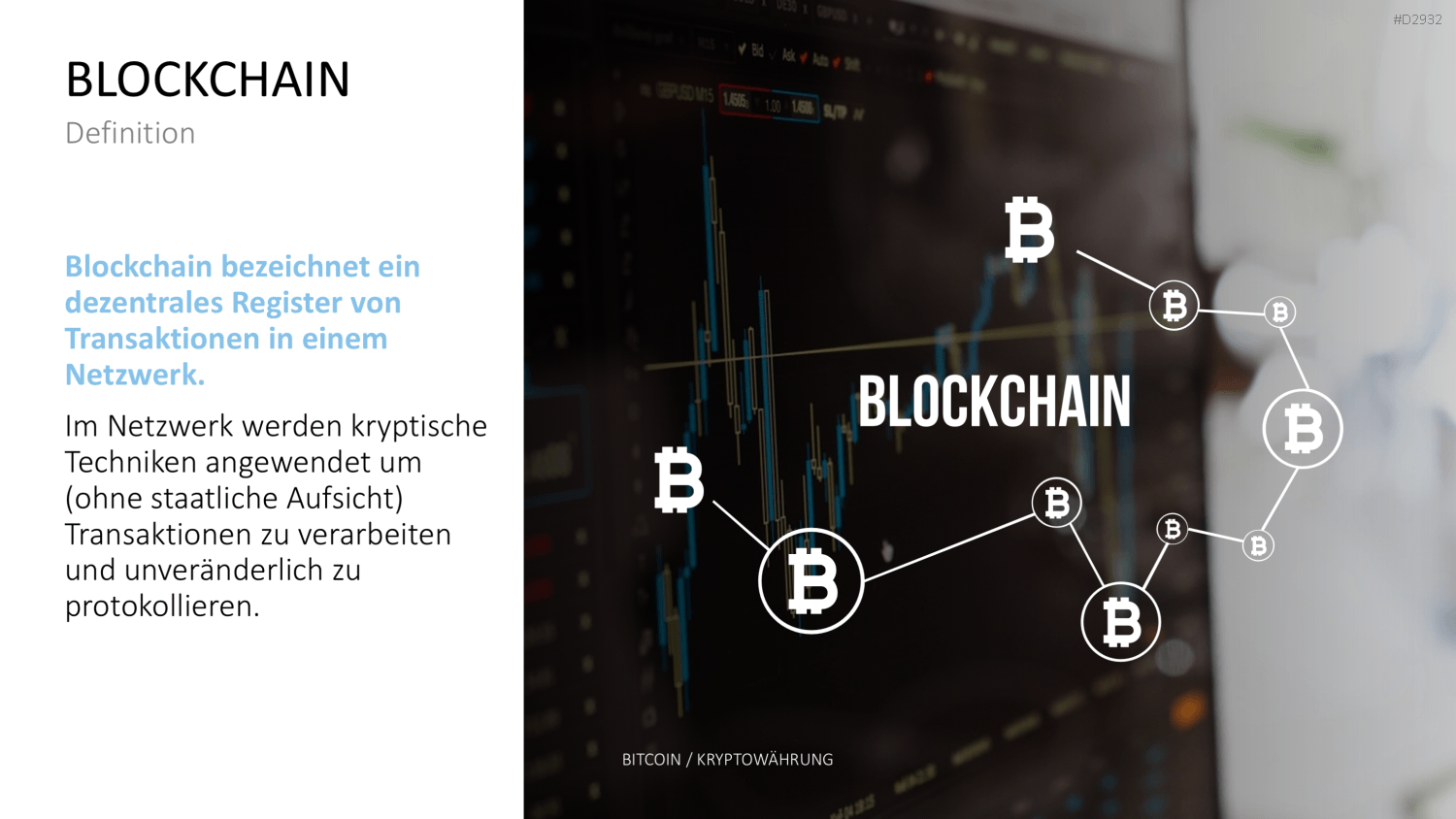 Bitcoin / Kryptowährung PowerPoint-Vorlage