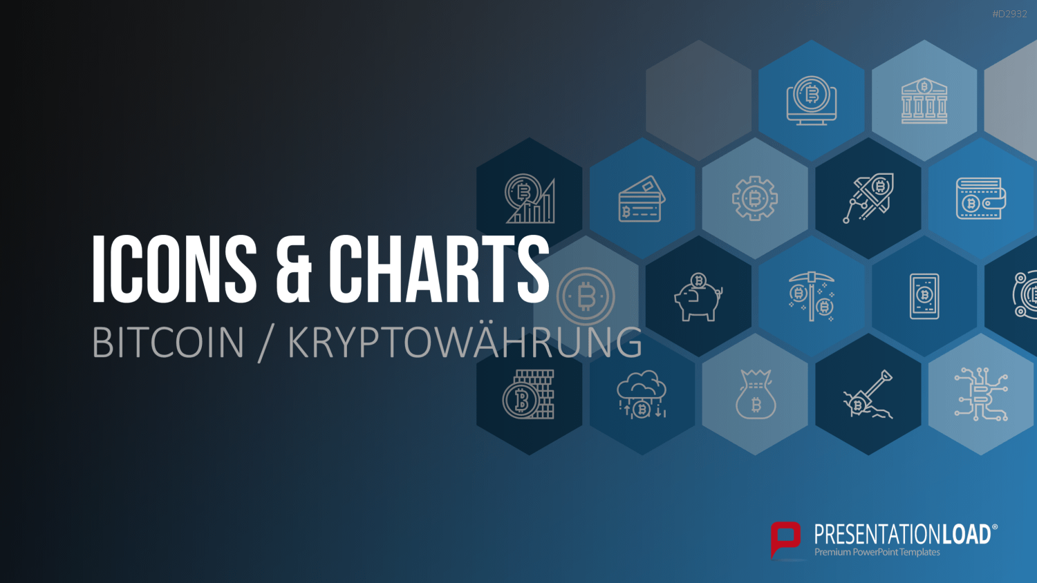 Bitcoin / Kryptowährung PowerPoint-Vorlage