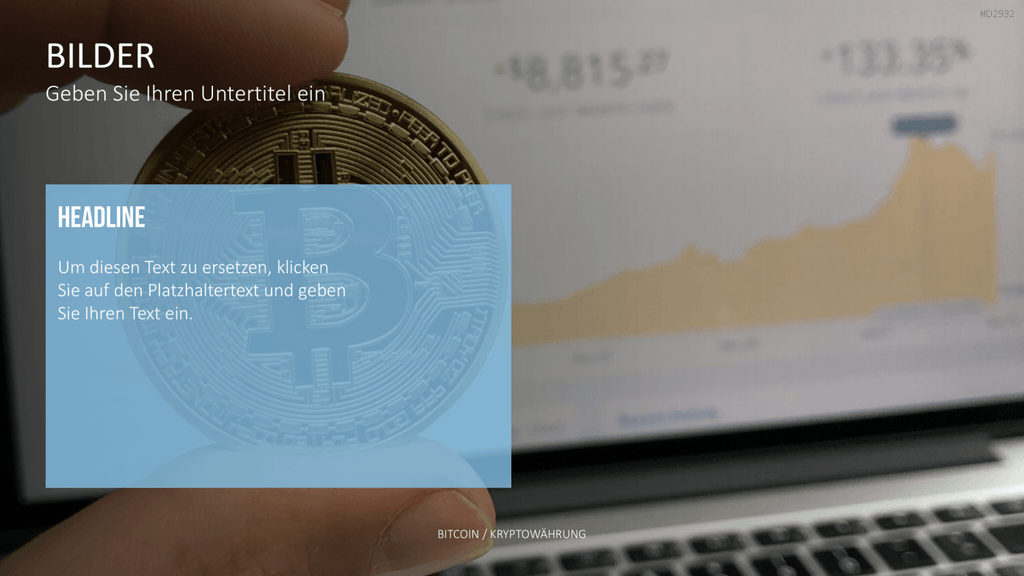 Bitcoin / Kryptowährung PowerPoint-Vorlage