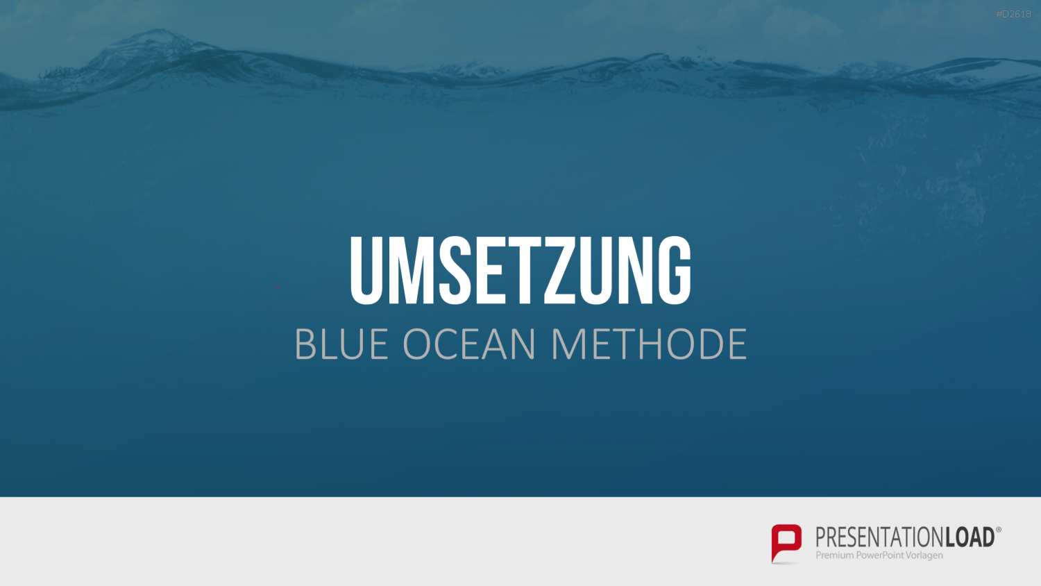 Blue-Ocean-Methode PowerPoint-Vorlage