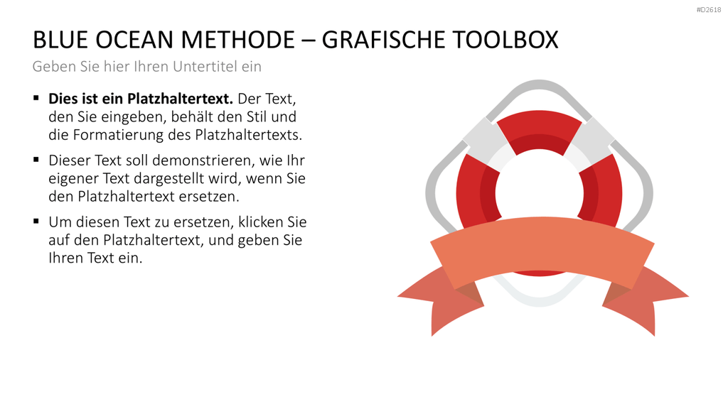 Blue-Ocean-Methode PowerPoint-Vorlage