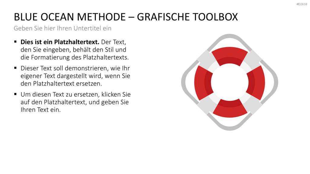 Blue-Ocean-Methode PowerPoint-Vorlage