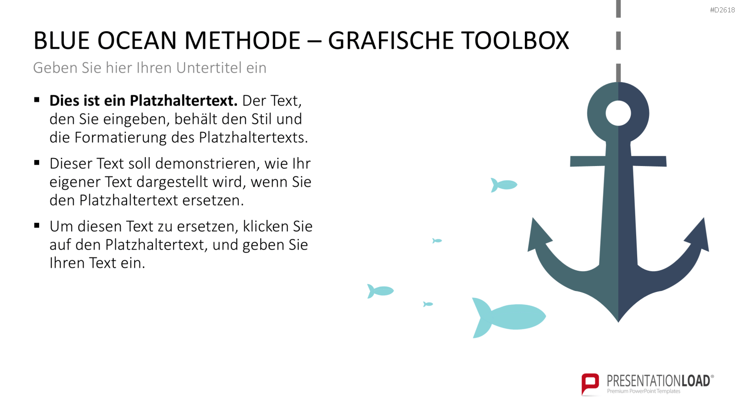 Blue-Ocean-Methode PowerPoint-Vorlage