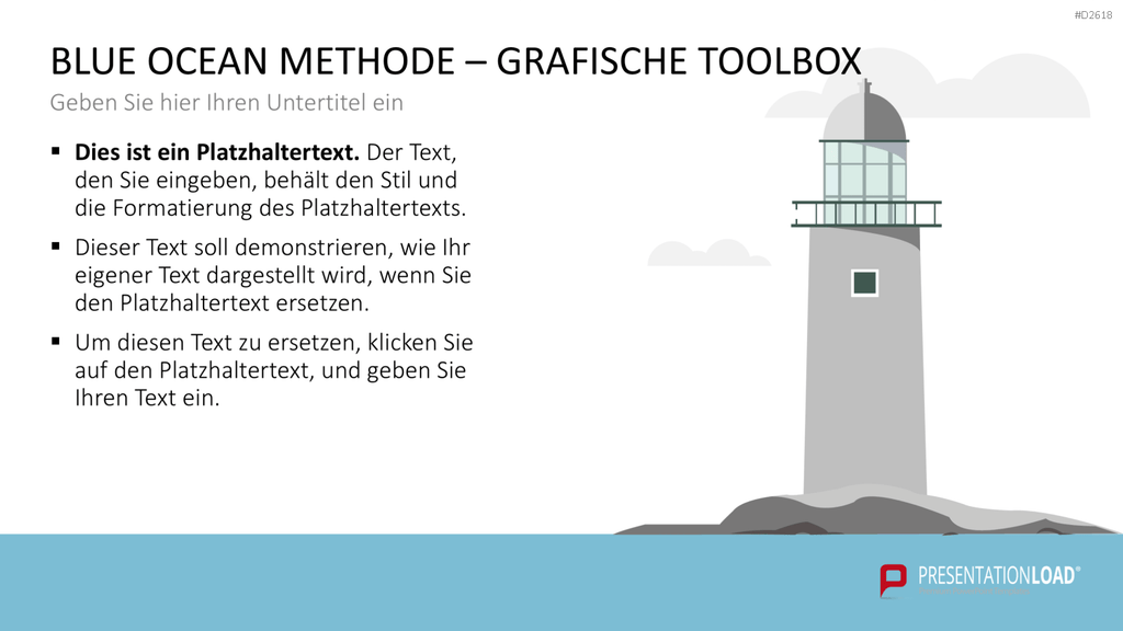 Blue-Ocean-Methode PowerPoint-Vorlage