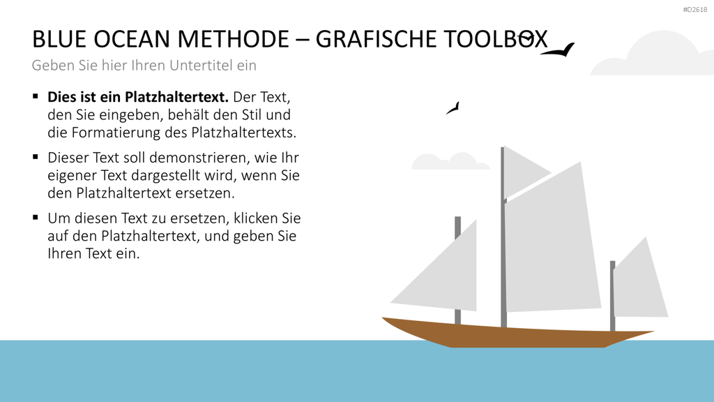 Blue-Ocean-Methode PowerPoint-Vorlage