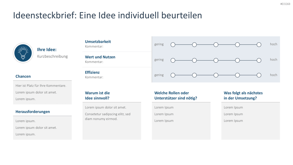 Brainstorming PowerPoint-Vorlage