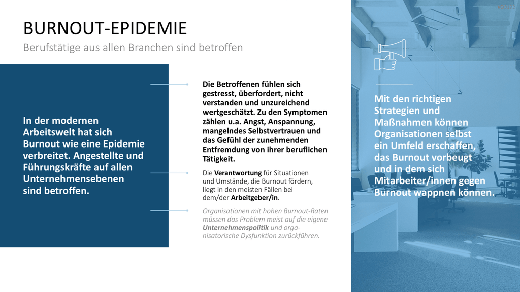 Burnout & Resilienz PowerPoint-Vorlage