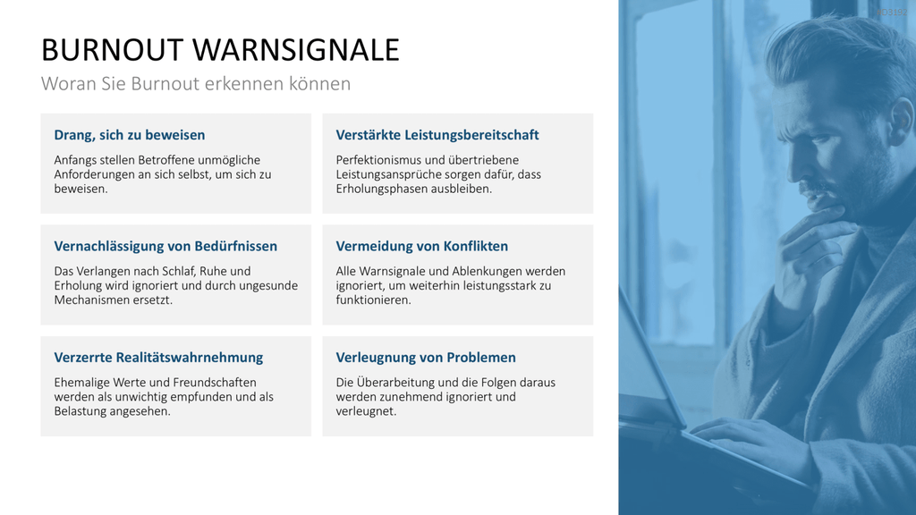 Burnout & Resilienz PowerPoint-Vorlage