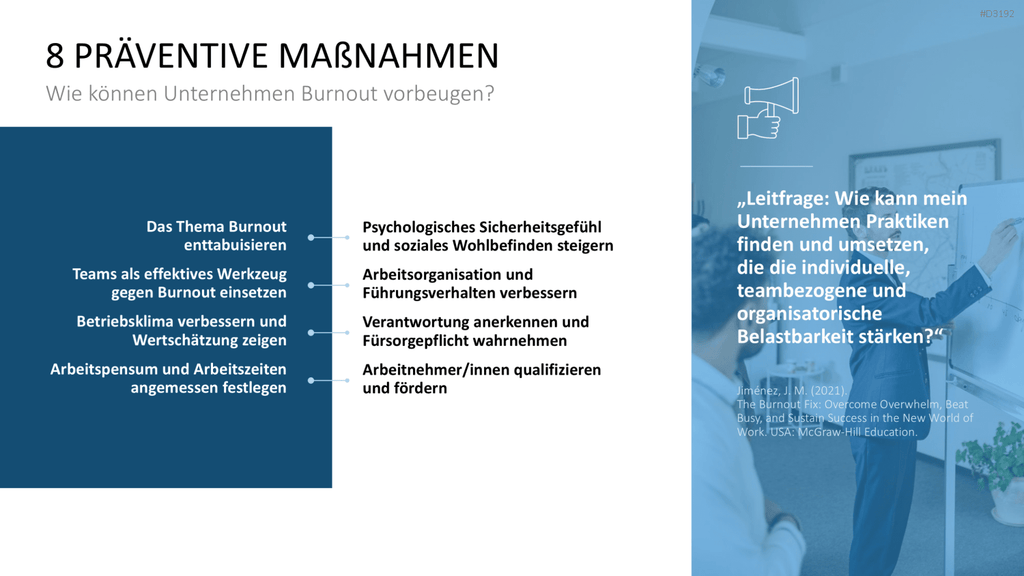 Burnout & Resilienz PowerPoint-Vorlage