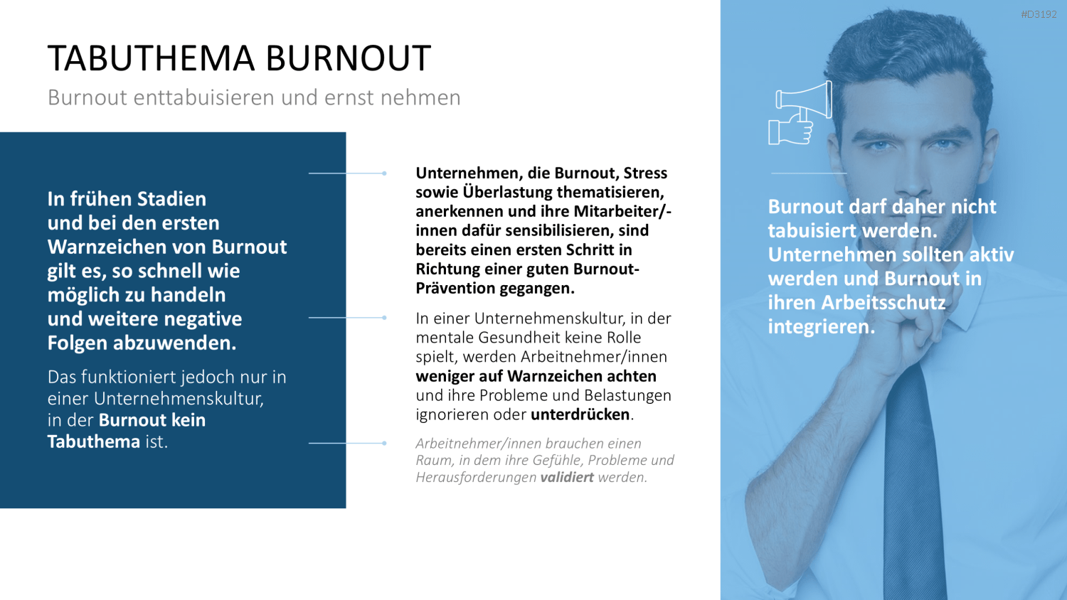 Burnout & Resilienz PowerPoint-Vorlage